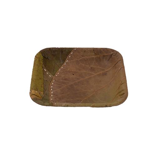 Dispoware™ 5.5 Inch Square Plant Leaf Plate